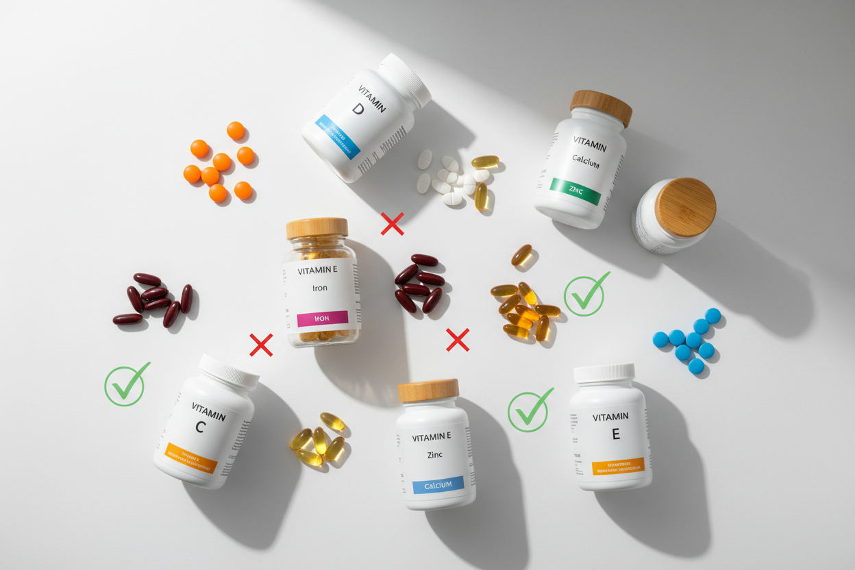 Which Vitamins Should Never Be Taken Together?