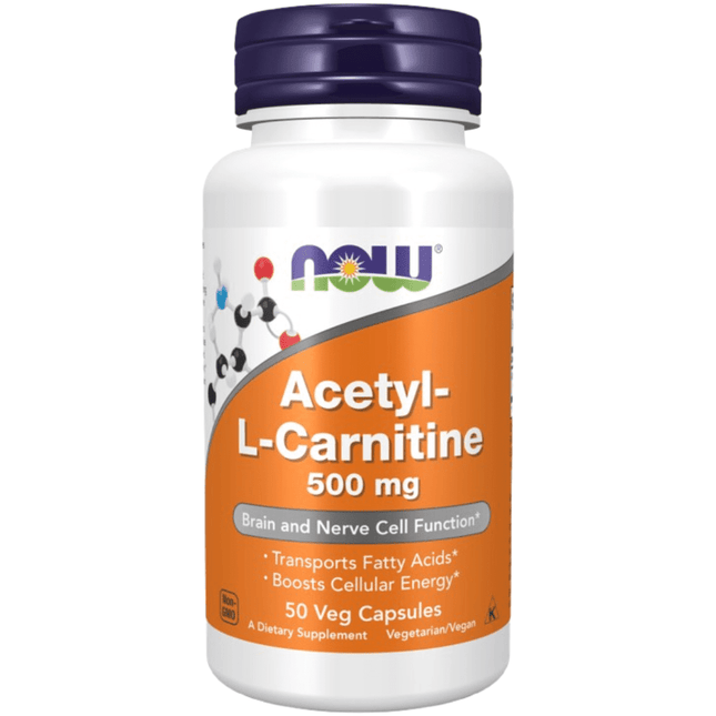 ACETYL L CARNITINE 500MG CAPS 50s