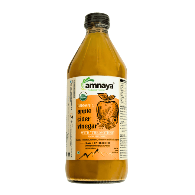 AMNAYA APPLE CIDER AMLA TUR CINN VINEGAR 500ML