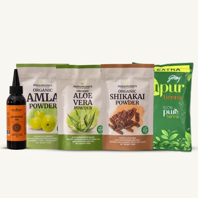 AYURVEDIC STARTERS KIT WITH SHIKAKAI