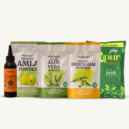 AYURVEDIC STARTERS KIT WITH BHRINGRAJ