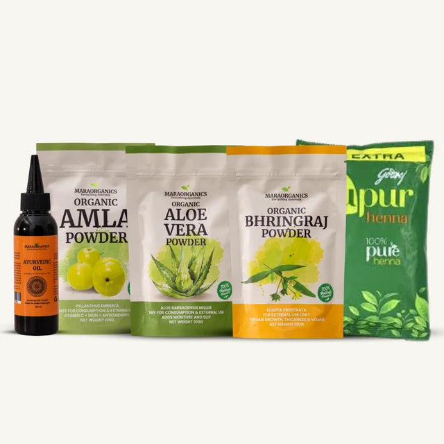AYURVEDIC STARTERS KIT WITH BHRINGRAJ
